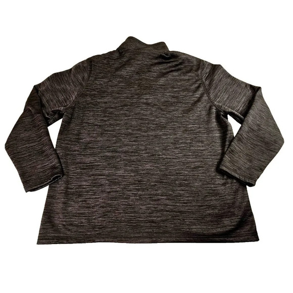Eddie Bauer Pullover Men XL Charcoal Gray 1/4 Zip Active Performance Run Hike - Picture 2 of 12